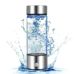 Portable 420ml Rechargeable Hydrogen Water Generator Ionizer Machine BPA Free Leak Proof Smart Glass Drinkware