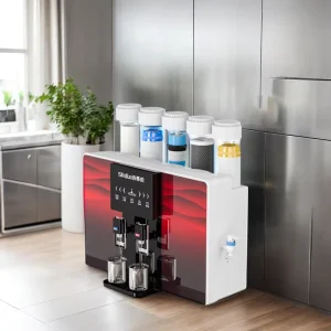 Portable 5-Stage 600 GPD Hot and Cold Water Dispenser Manual TDS Wall-Mounted Home and Office Ultrafiltration Purifier
