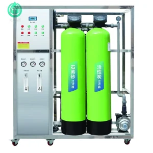 Portable 500 LPH RO Membrane Filtration Pump Water Treatment Machine with PP Filters