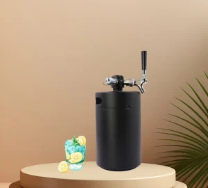 Portable 5L Stainless Steel Cocktail Growler Mini Keg Dispenser System Kegerator Kit for Bar