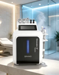 Portable 8-in-1 Hydro Beauty Equipment with Diamond Microdermabrasion, Oxygen Jet, Spray Gun, and Facial Machine