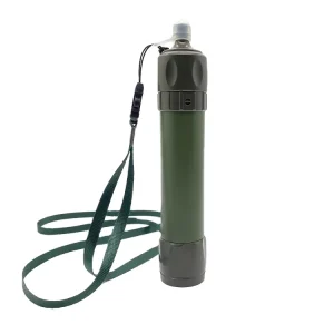 Portable ABS Water Filter Straw Outdoor Survival with Ultrafiltration Membrane Camping Hiking Emergency Purifier