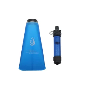 Portable Camping Purifier Bottle with Sediment Water Filter Cartridge