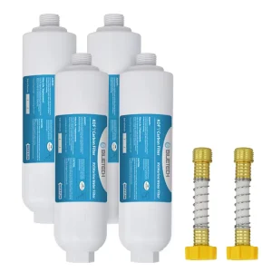 Portable Caravan Water Filters Manual Power Source 2x Hose Connector Eco friendly Inline Activated Carbon for RV Outdoor Use
