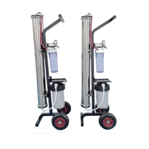 Portable China-Made Aluminium Electric Eco-Friendly RO Deionized Water Filtration System Dual Voltage for Car Cleaning and Solar Use