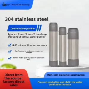 Portable Commercial Titanium Water Purifier with 4-Stage Activated Carbon and Ultrafiltration System, 5000L/Day