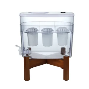 Portable Countertop Alkaline Water Filtration System Household Outdoor Ceramic Water Filter Dispenser Removes Chlorine