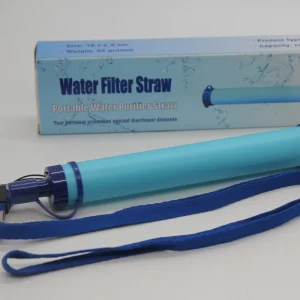 Portable Double-Filter Water Filter for Outdoor Camping Hiking Bushcraft Survival