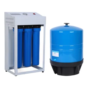 Portable Drinking Water Purifier Outdoor Emergency Water Filter with Pressure Vessel & Pump 60L h 1 Year Warranty