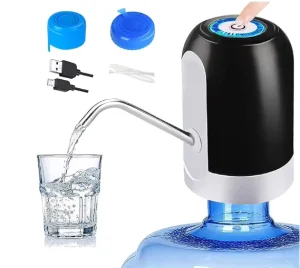 Portable Durable Reusable Plastic Automatic USB Charging Rechargeable Drinking Water Jug Pump Bottled Water Dispenser
