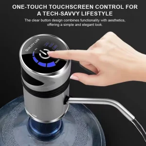 Portable Electric Automatic USB Food-Grade Silicone Drinking Bottled Water Pump Home Office Travel Water Dispenser Pump