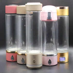 Portable Electric HHO Hydrogen Water Bottle with Colorful Light