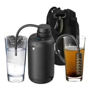 Portable Electric Outdoor Water Purifier, 700 mL/Min, 0.01 Micron, for Camping and Hiking