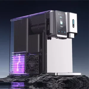 Portable Electric RO Countertop Water Dispenser 3s Instant Hot Cold Ice Maker Tap Water Filter 5″ HD Screen Household Hotel