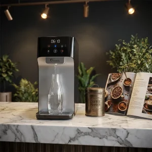 Portable Electric RO Water Purifier with Hot and Cold Water Dispenser Filter for Home and Hotel Use Plastic Housing