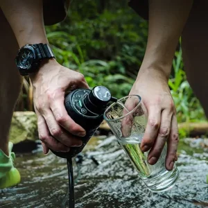 Portable Electric Water Purifier for Outdoor Emergency, Camping, and Field Survival