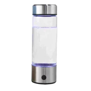 Portable Electrolysis Hydrogen Generator Water Filter Bottle, Glass