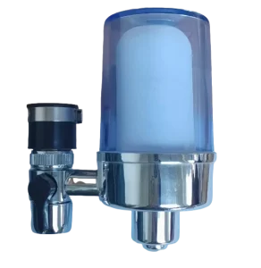 Portable Faucet-Mounted Kitchen Water Purifier with Ceramic Filter, 800 GPD, Plastic