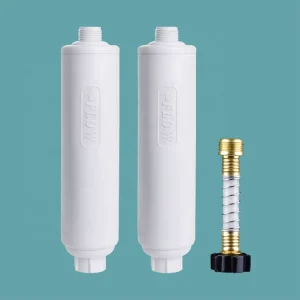 Portable Garden Hose RV Water Filter with KDF 55 and Activated Carbon
