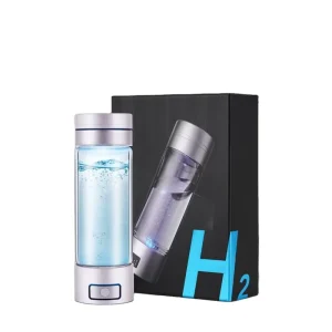 Portable Glass Hydrogen Water Bottle USB Hydrogen-Rich Water Cup with H2 Inhaler