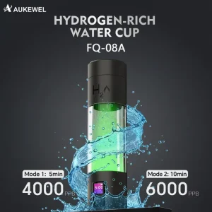 Portable HD Color Screen Display 4000ppb 6000ppb Hydrogen Rich Water Generator Cup Hydrogen Water Bottle