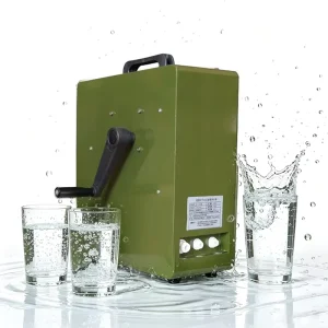 Portable Hand-Operated RO Water Purifier for Disaster Emergency, Travel, and Camping