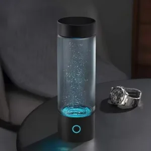 Portable High Concentration Hydrogen Generator 400ML Glass Hydrogen Water Bottle Box