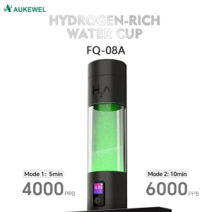 Portable Hydrogen Water Bottle 4000-6000 ppb PEM SPE Electrolysis Hydrogen-Rich Water Generator Cup Ionizer