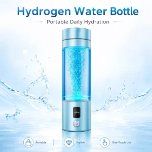 Portable Hydrogen Water Bottle Generator for Home Office Gym and Travel