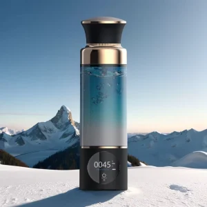Portable Hydrogen Water Bottle Generator for Hydration on the Go with Inhalation Function