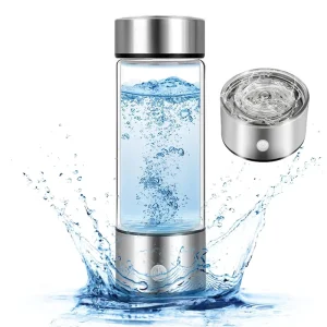 Portable Hydrogen Water Bottle SPE PEM 2000ppb H2 Rich Water for Cars RVs Household Desktop Stainless Steel