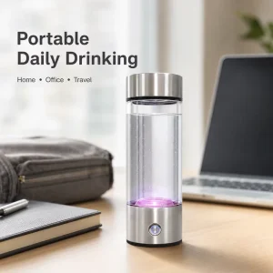 Portable Hydrogen Water Cup High-Temperature-Resistant Glass Tea Bottle