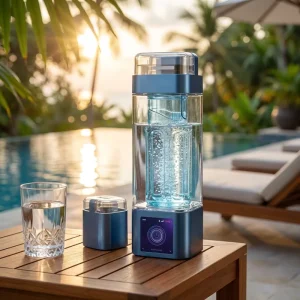 Portable Hydrogen Water Generator App Control 10000PPB Concentration 450ml Battery Powered USB for Household and Car