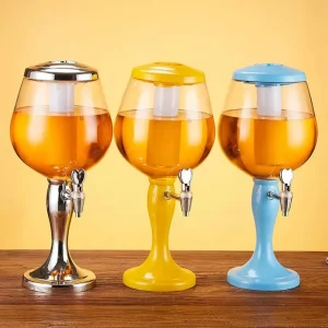 Portable Ice-Cooled Hotel Supplies Bar Beer Tower Dispenser with Faucet 3 Liter Eco-Friendly Food Grade Cold Beer Machine