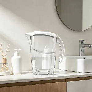 Portable Indoor Activated Carbon Water Purifier 2.5L Water Filter Pitcher Jug Ceramic Activated Carbon Filter Cartridge
