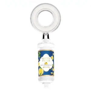 Portable Jasmine Scent Shower Filter Head Compact Design 30 Day Cartridge Life for Gym Hotel International Travel