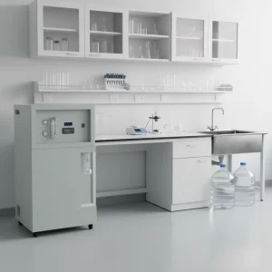 Portable Lab Water Purifier Mobile Ultra Pure Water System for Field Research Clinical Use Lightweight Design