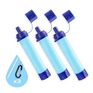 Portable Lightweight Personal Water Purifier Straw 4 Stage Filtration for Outdoor Activities Climbing Tours Safe Drinking Water