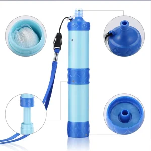 Portable Manual RO Reverse Osmosis Water Purifier Small Outdoor Survival Water Filter Straw Kit Popular for Hiking Camping