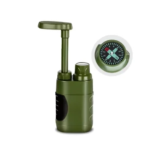 Portable Manual RO Reverse Osmosis Water Purifier Small Straw Kit for Outdoor Survival Water Outdoor Water Purification Bottles