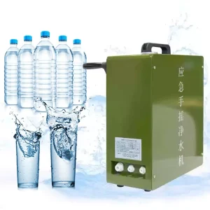 Portable Manual RO Reverse Osmosis Water Purifier for Outdoor Emergency and Camping, 600G