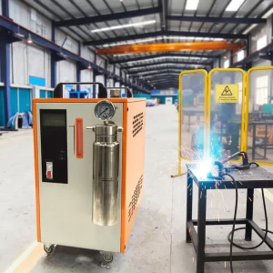 Portable Manual Stainless Steel Hydrogen Oxygen Welding Machine Oxy Hydrogen Flame Cutter Brown Gas Generator 300L/H for Car