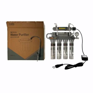 Portable Manual Whole House UV Stainless Steel UF Tap Water Filter Self-Cleaning 6-Stage Filtration for Outdoor Household Use