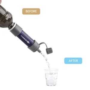 Portable Mini Emergency Water Filter Straws for Camping Hiking Travel and Climbing 1000L