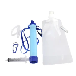 Portable Mini Water Filter Straw for Climbing, Hiking, Camping and Emergency Preparedness