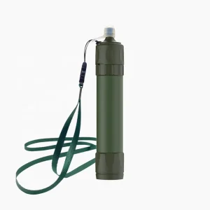 Portable Outdoor Camping Water Purifier Emergency Survival Manual Filter Straw for Clean Drinking Water