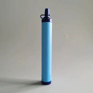 Portable Outdoor Hiking Water Purifier with for Filter Straw Personal Emergency Water Filtration System for Camping