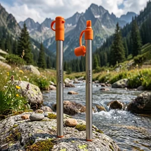 Portable Outdoor RV Water Filter Straw with 0.01-Micron UF Membrane, BPA-Free, for Survival Camping and Hiking