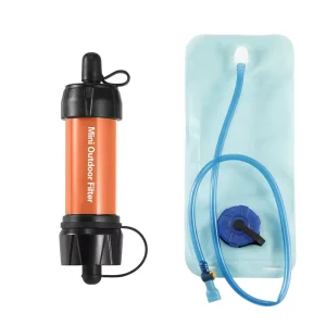 Portable Outdoor Water Bottle Filter Purifier for Emergency Camping and Home Drinking