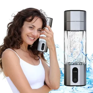 Portable PEM Rich Hydrogen Water Bottle Machine High Permeability Battery Operated Food Grade PC Hydrogen Water Generator